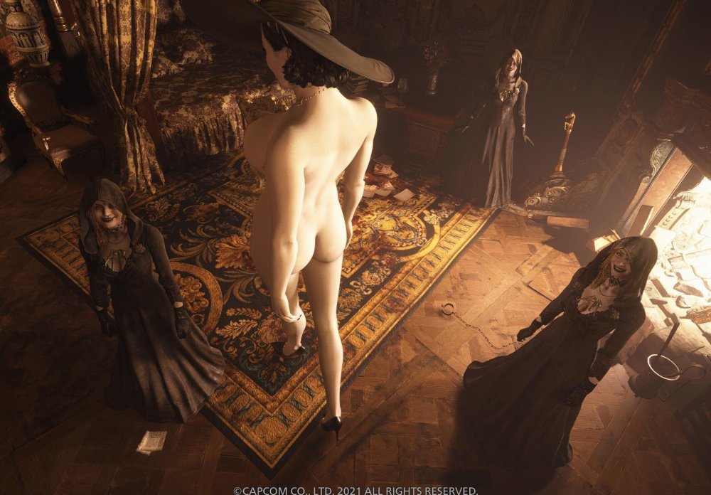 Naked Lady Dimetrensu Resident Evil 8 Village