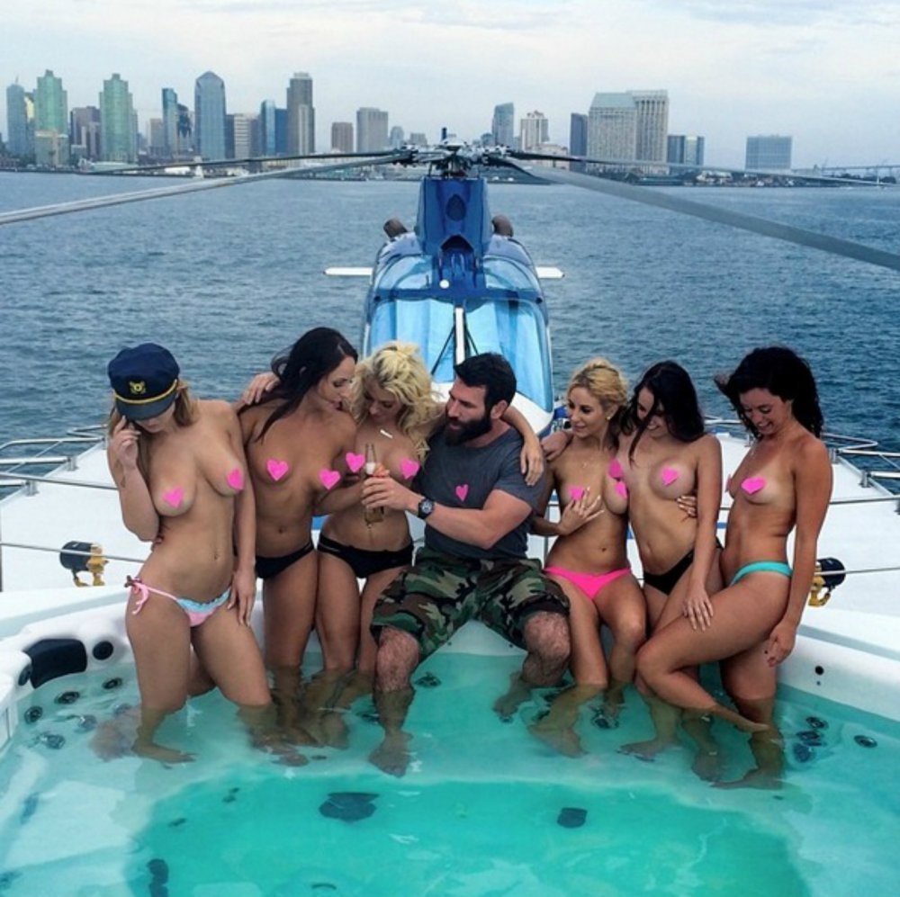 Dan Bilserian on a yacht