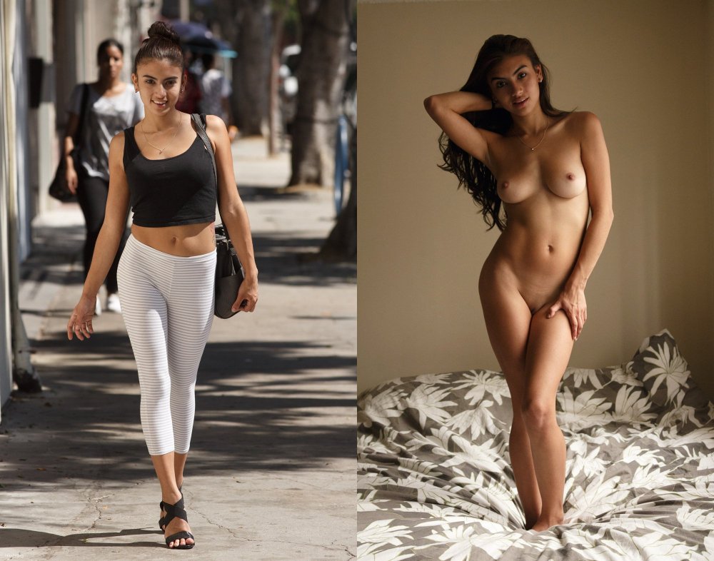 Slender women without clothes