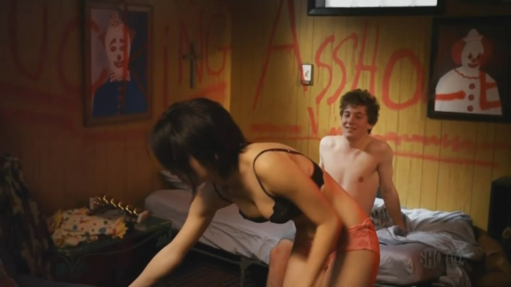 Naked Laura Wiggins from the series shameless
