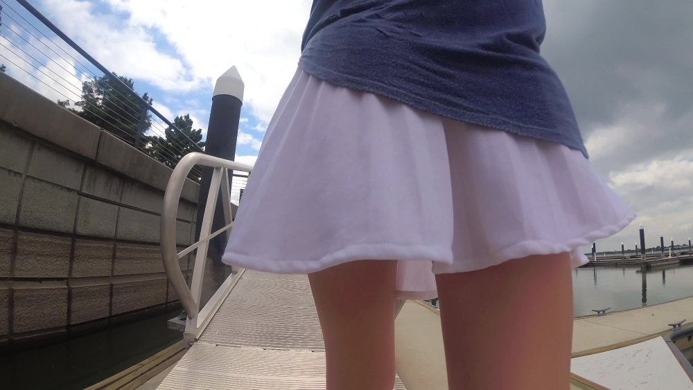 Summer vintage mini skirt