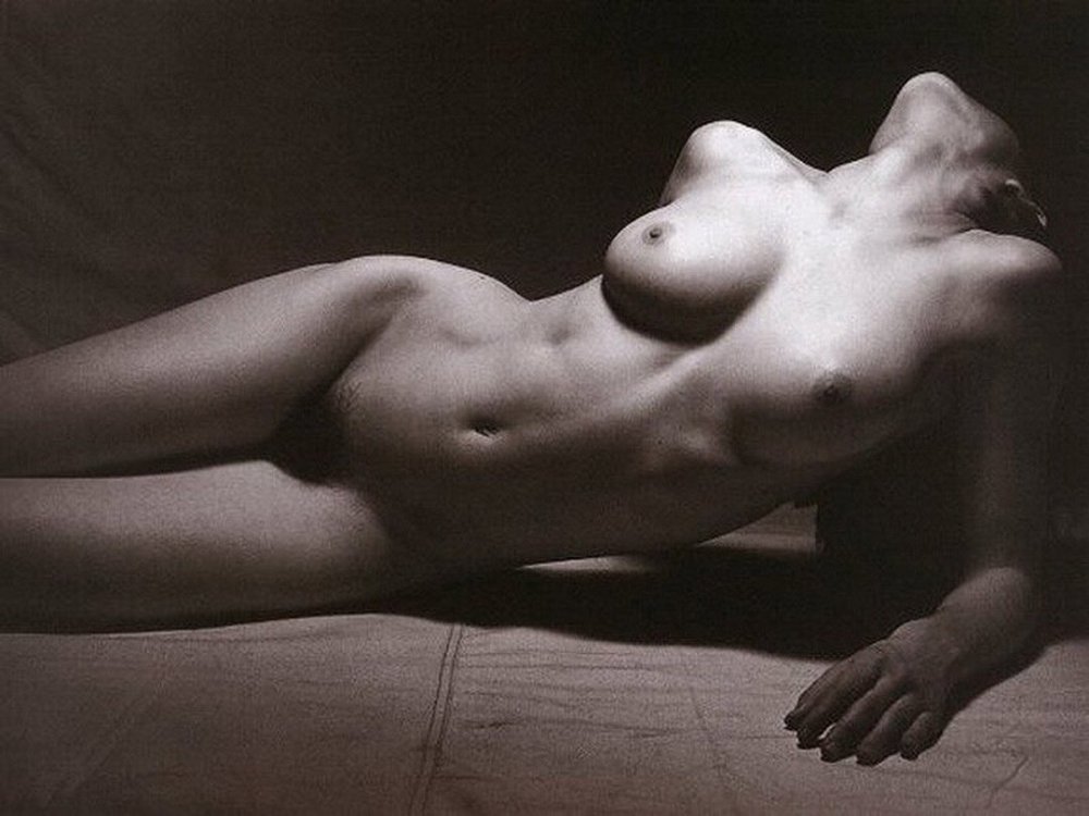 Photoshoot of nude youth