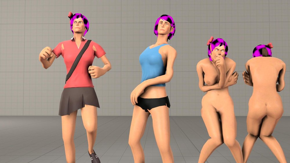 Garry's Mod Naked characters