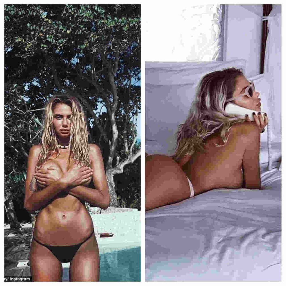Justin Bieber's EX Sahara Ray Snapped Toples in Bed