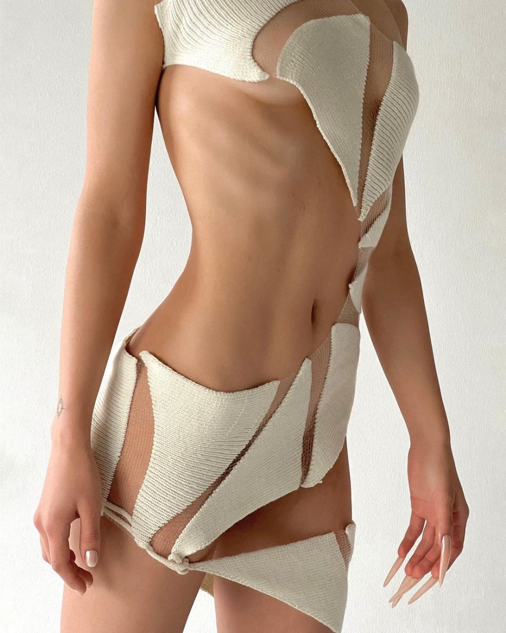 A barely covered body