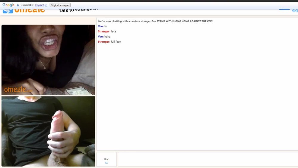 The boy showed genitals on omegl
