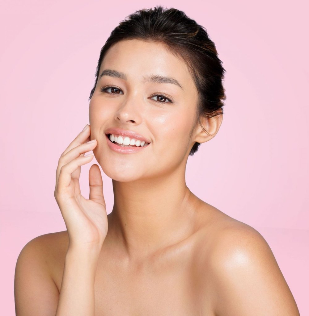 Lisa is collected without makeup