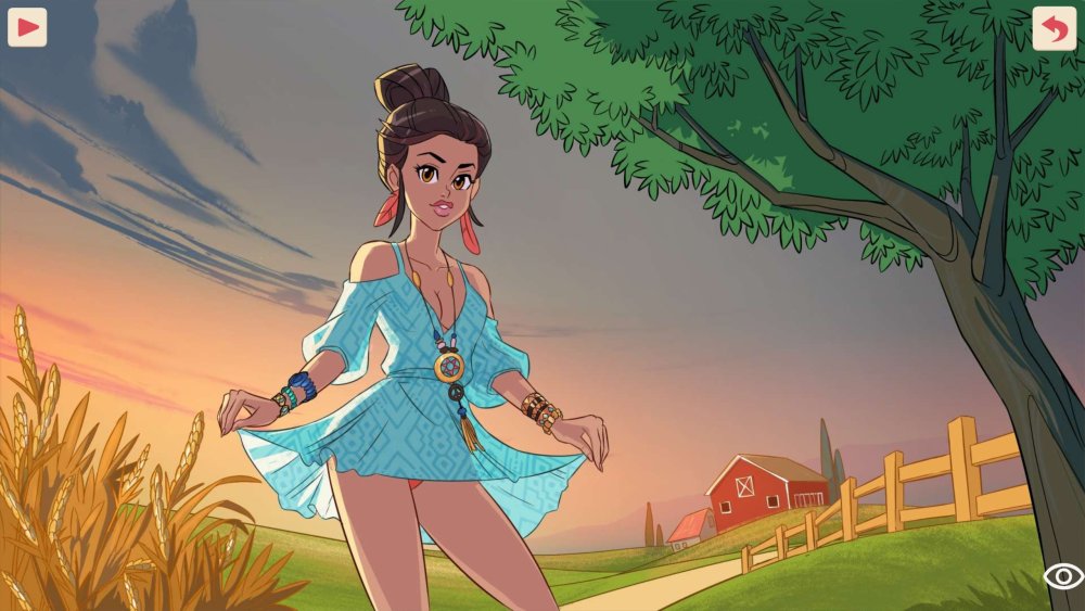 Laura from the game Booty Farm