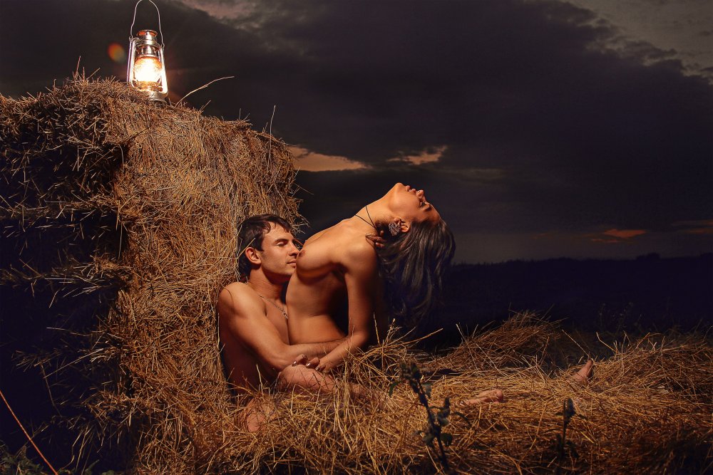 Passion on the hayloft