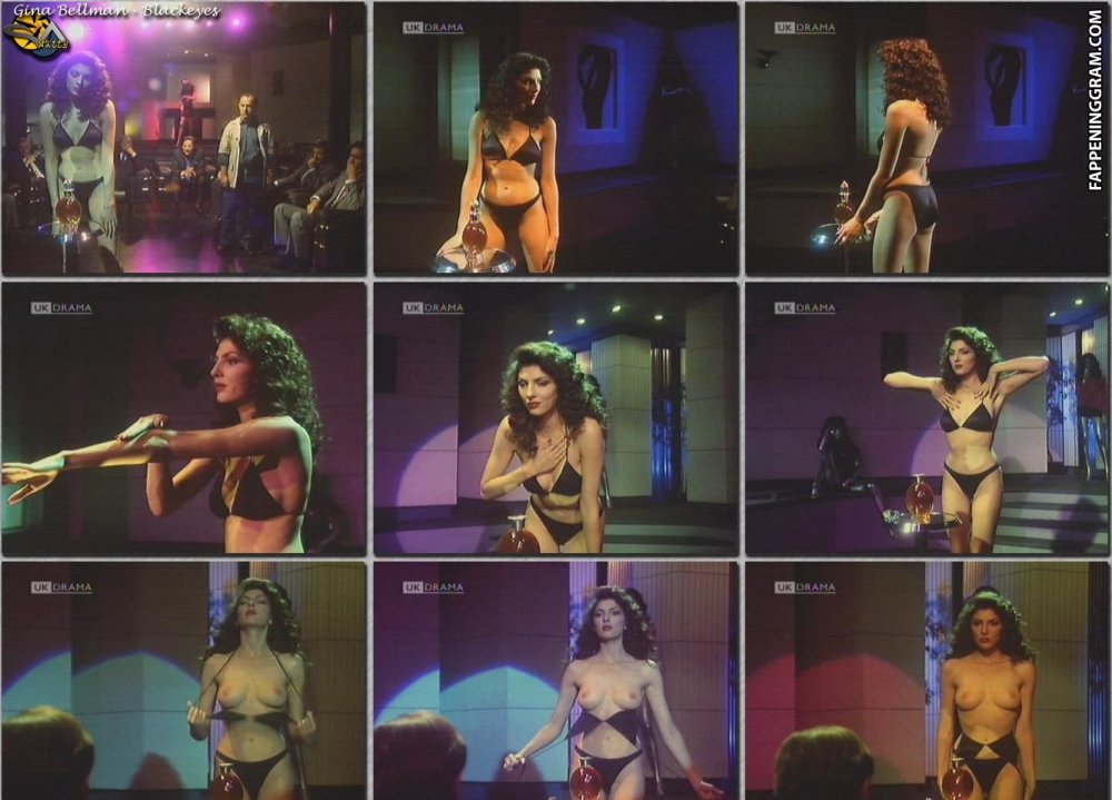 Gina Bellman in a bikini