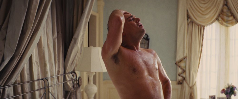 Margo Robbie and Leonardo DiCaprio Wolf with Wall Street