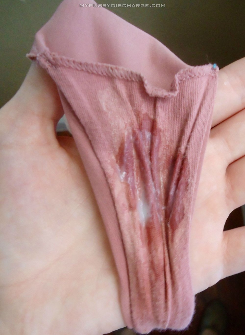 Creamy Dirty Panties with Ovulation Vaginal DischaRge