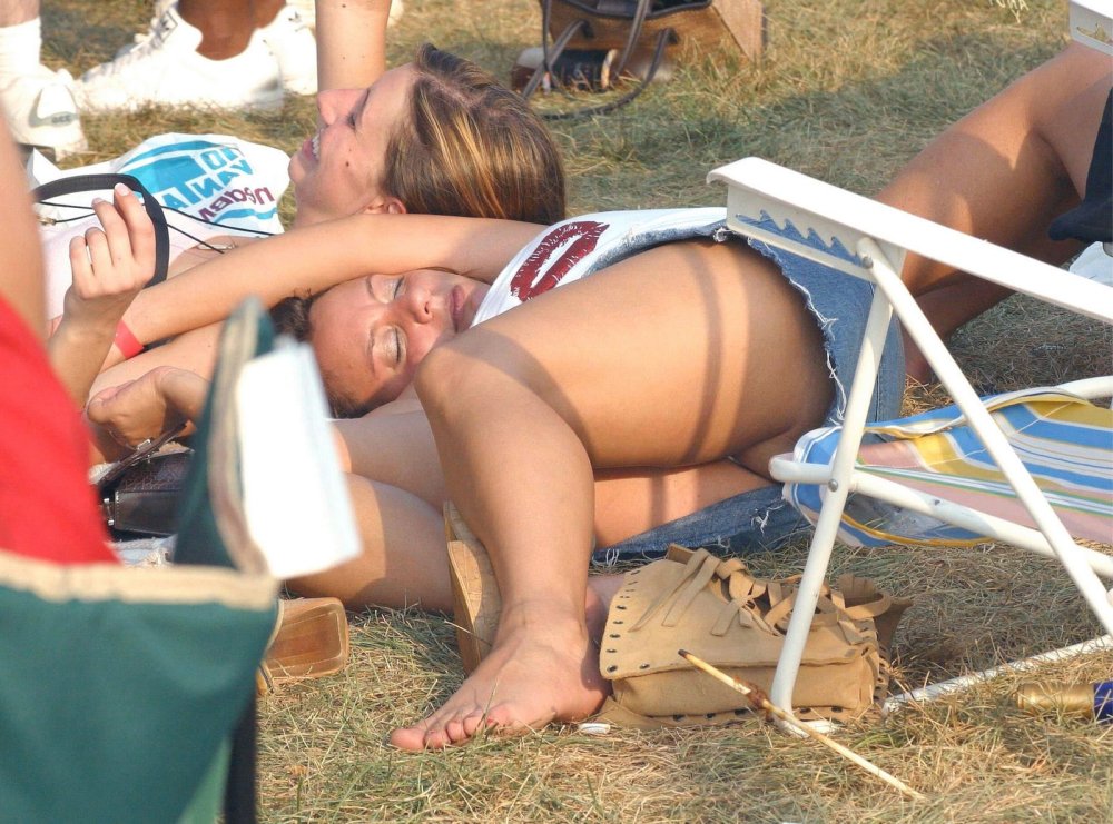 Random exposure of drunk women