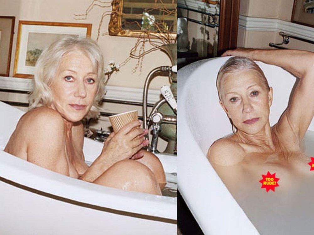 Helen Mirren was exposed