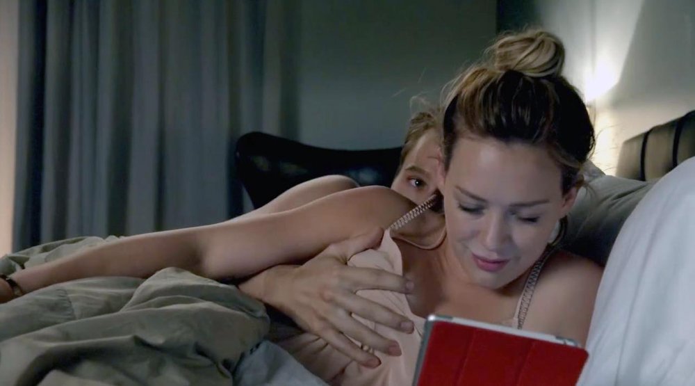 Hilary Duff tits in films