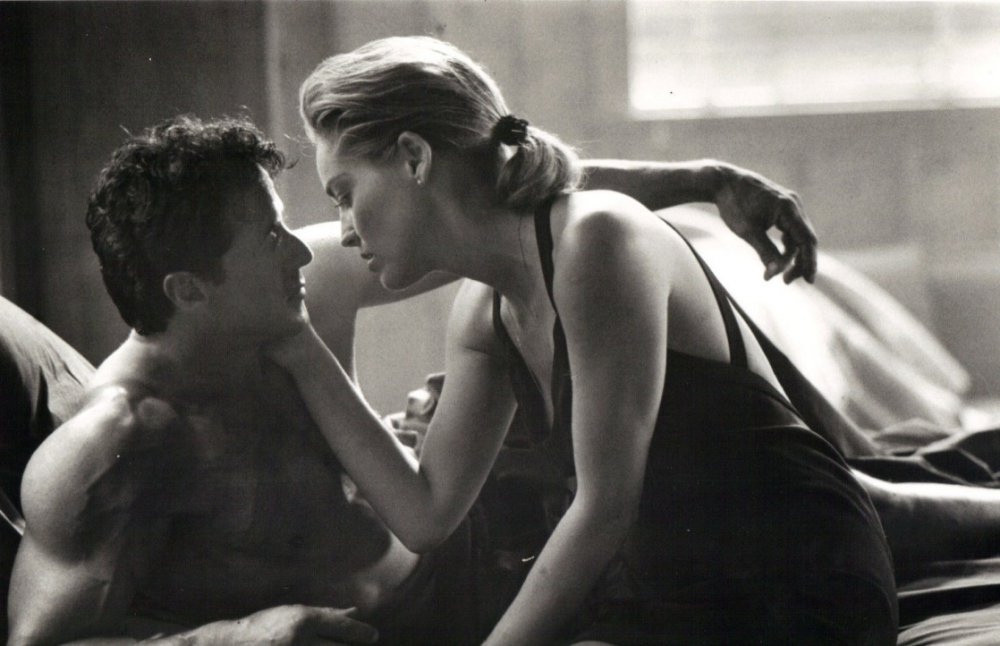 Stallone and Sharon Stone