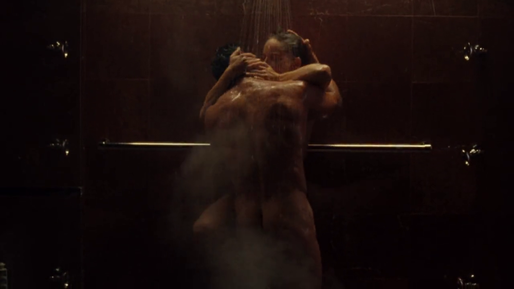Naked in the shower from the film