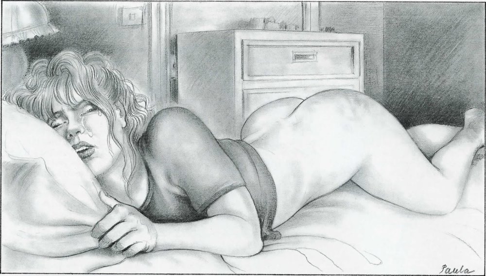 Erotic drawings Paula