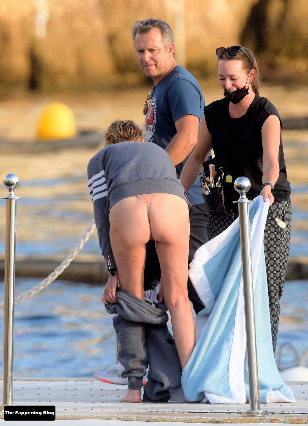 Sharon Stone without panties