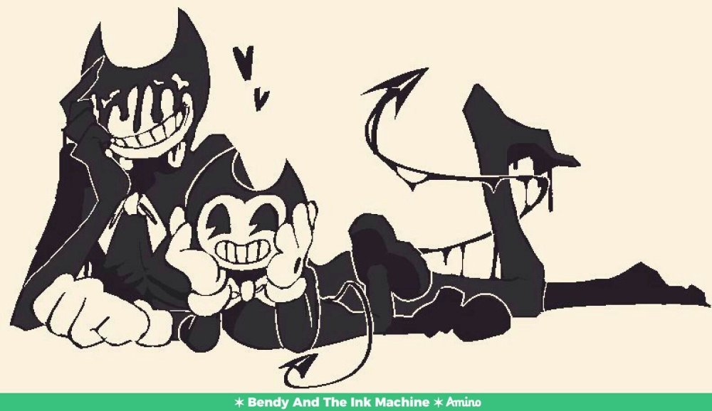 Ink demon and Bendy Ship