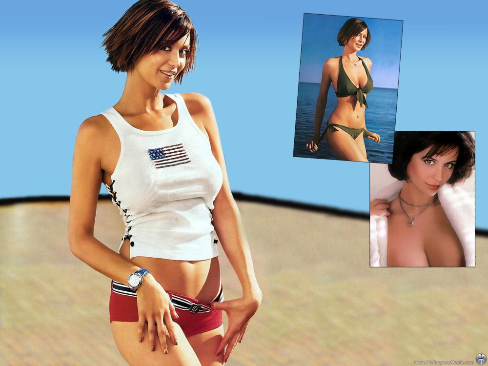 Katherine Bell in a swimsuit