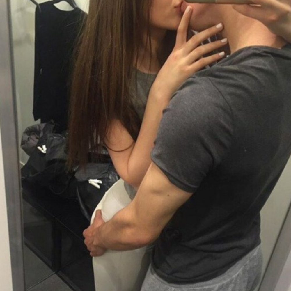 Boy and girl Private selfie