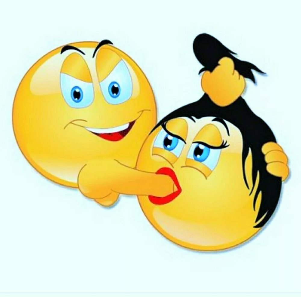 Smiley with a member