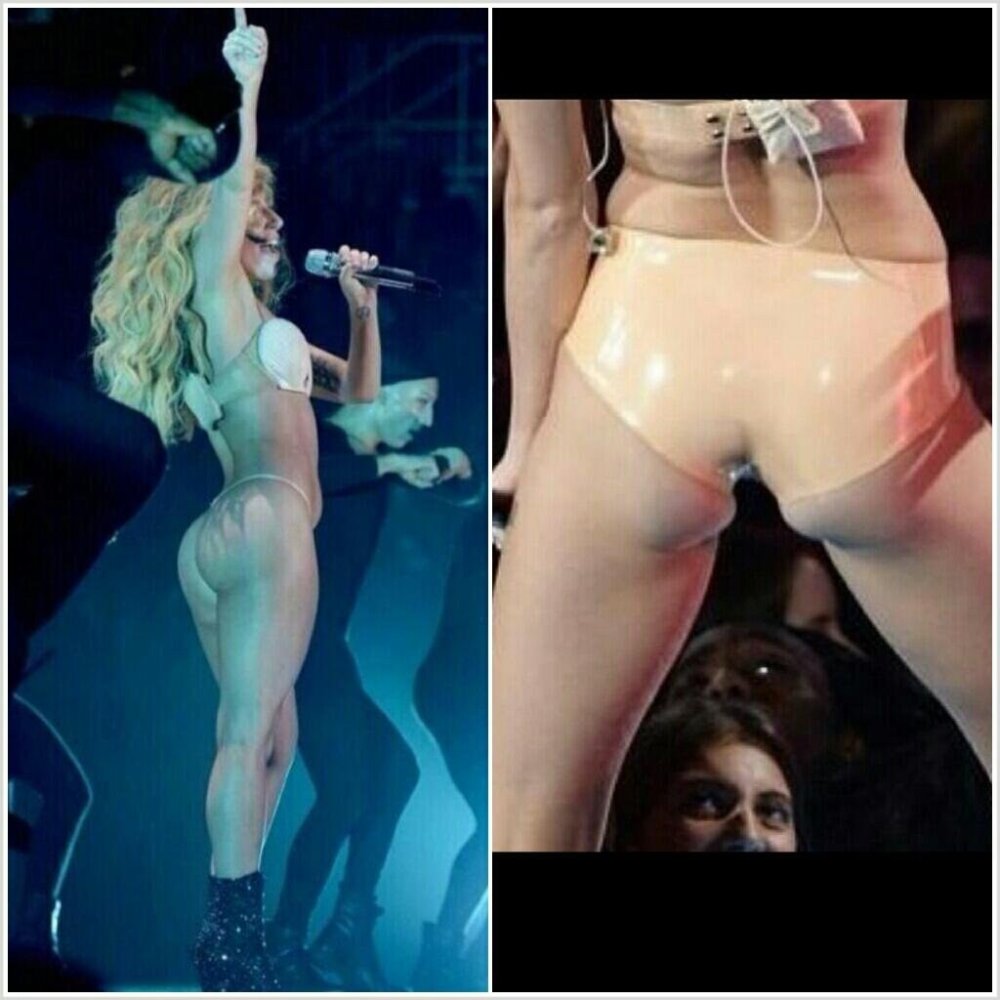 . Erotic singer Lady Gaga