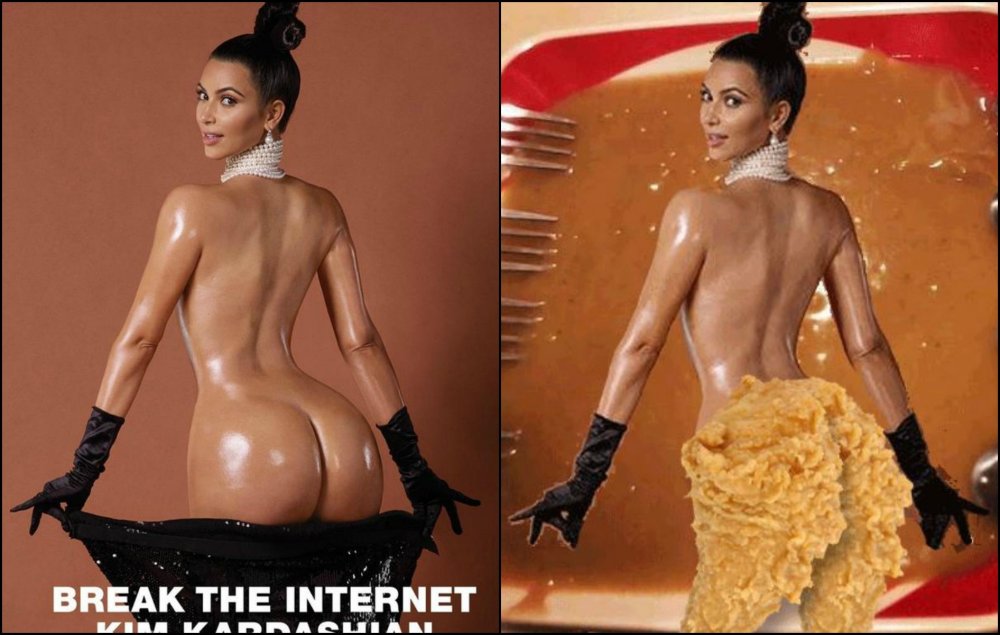 Naked Kim Kardashian priest
