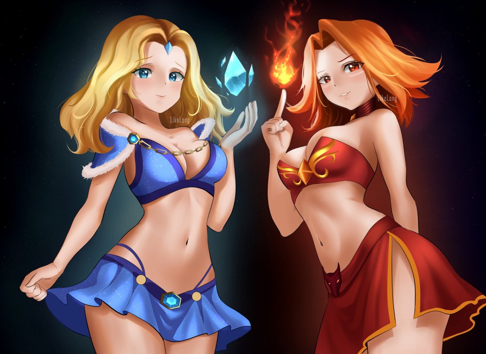 Lina and Crystal Meiden