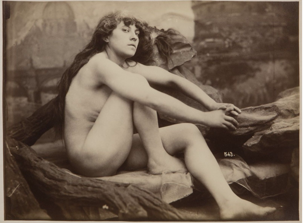 The first naked photo shoot