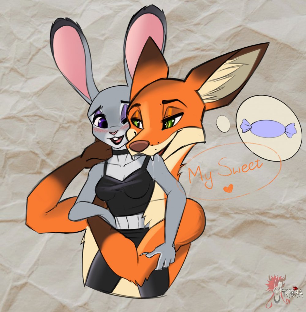 Fox and bunny from Zeropolis