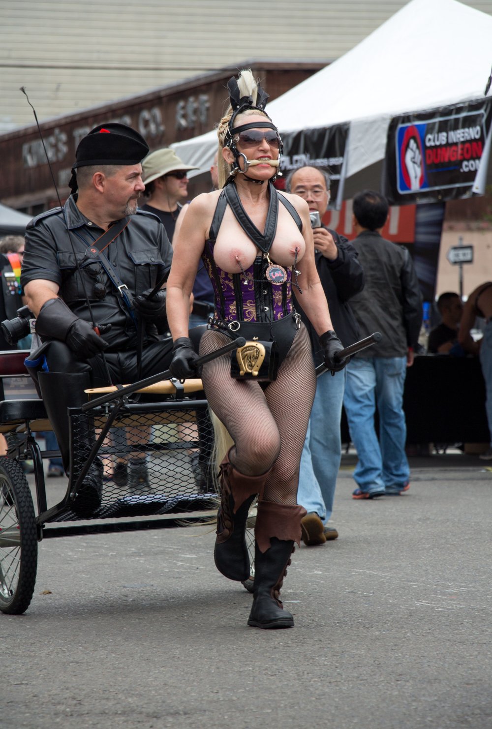 Folsom Street Fair Girls breasts