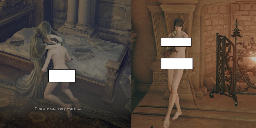 Crossing Naked Elden Ring