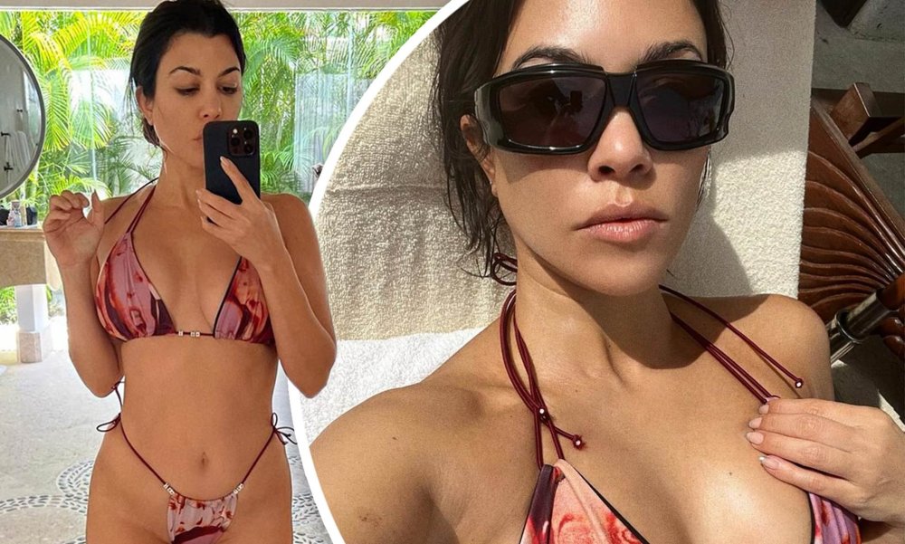 Courtney Kardashian in bikini