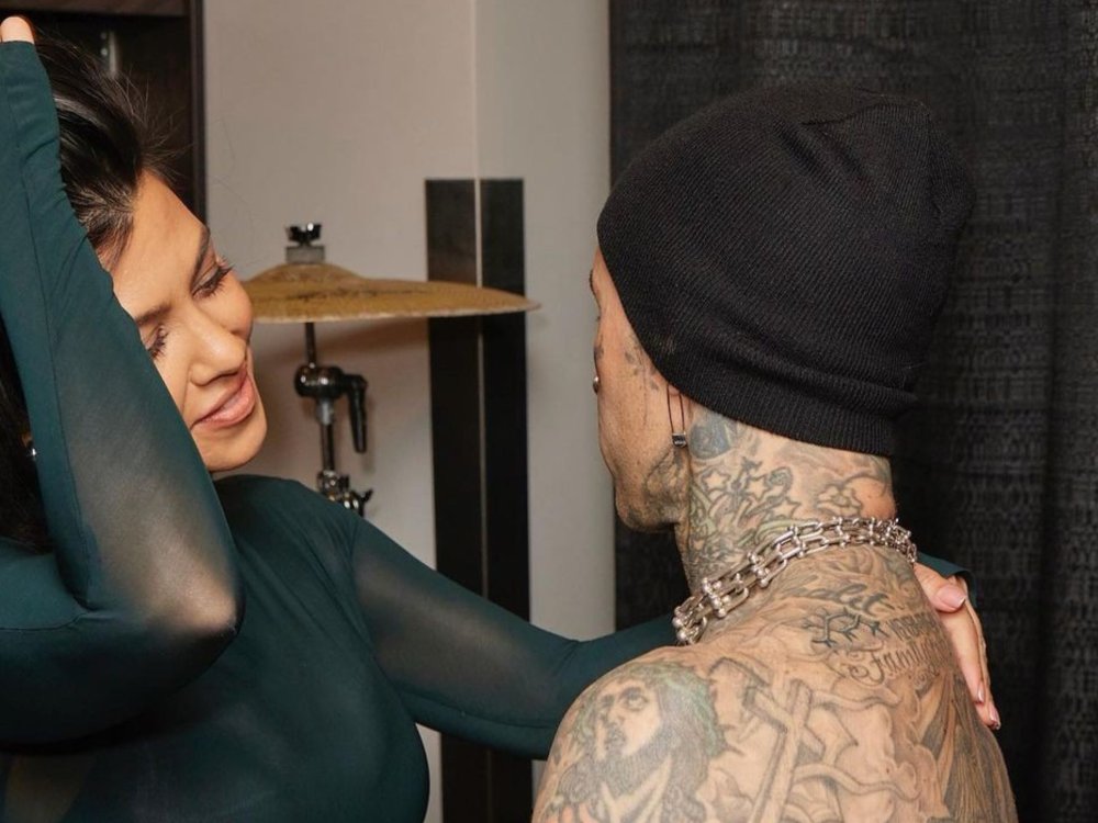 Travis Barker and Kardashian