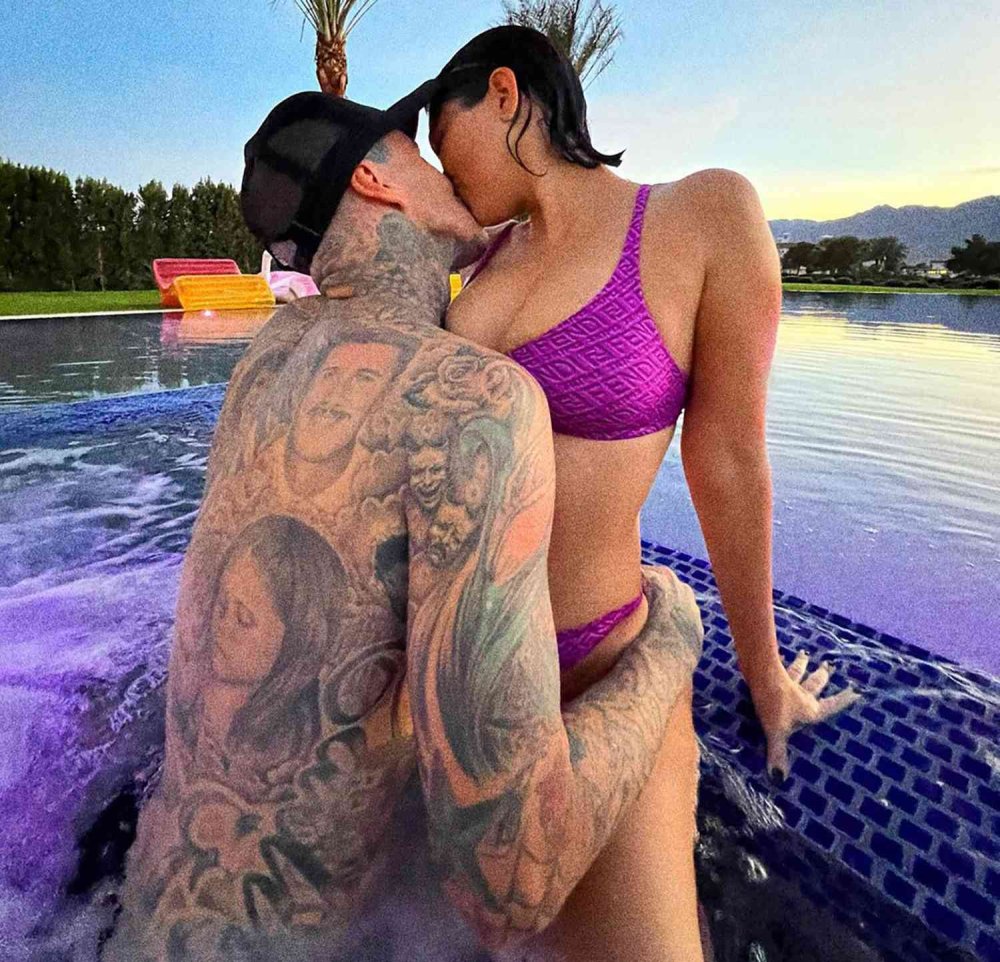 Travis and kourtney pda