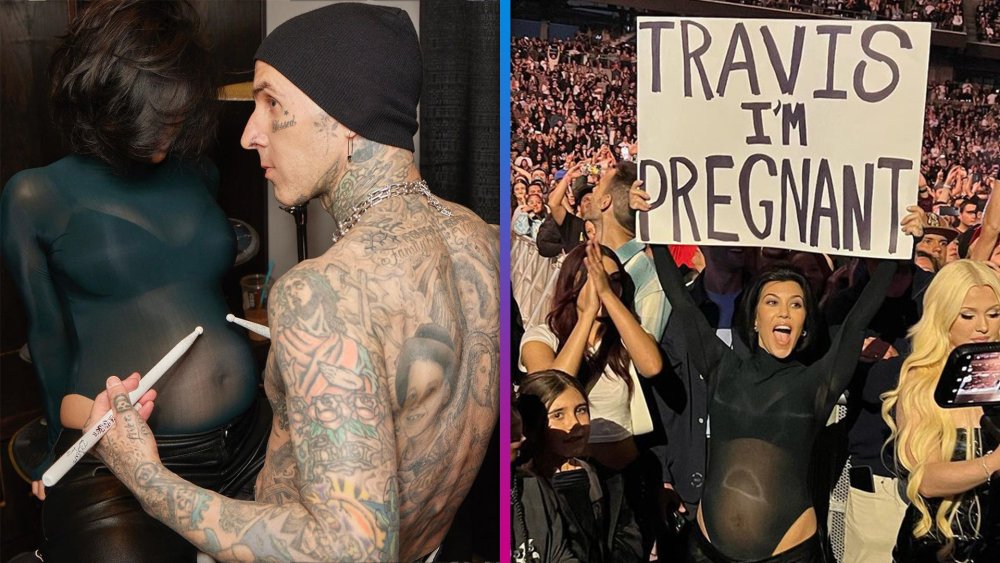 Courtney Kardashian and Travis Barker
