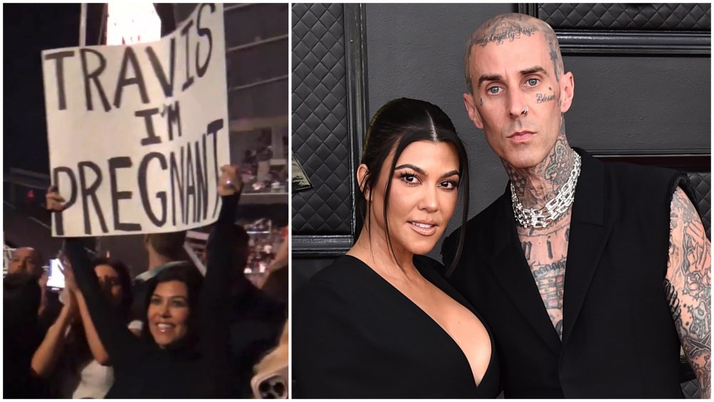 Courtney Kardashian and Travis Barker