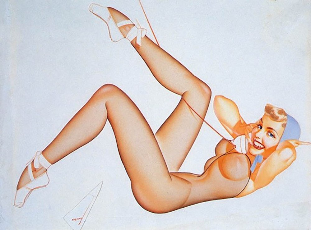 Naked celebrities in the style of PIN