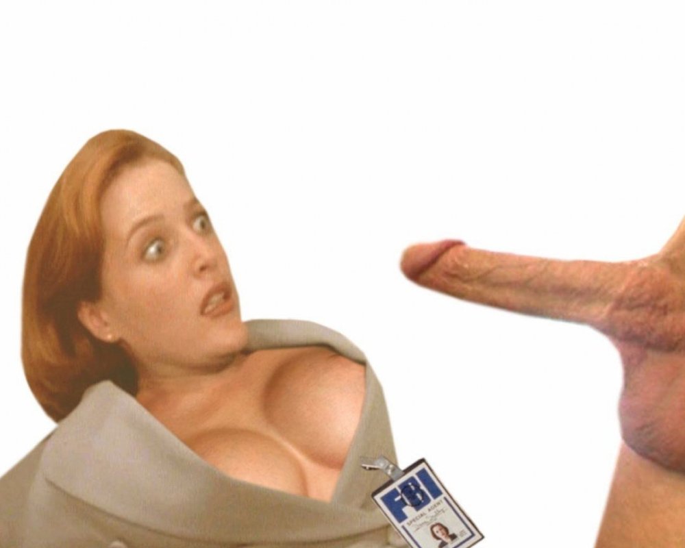 Gillian Anderson Blowjob