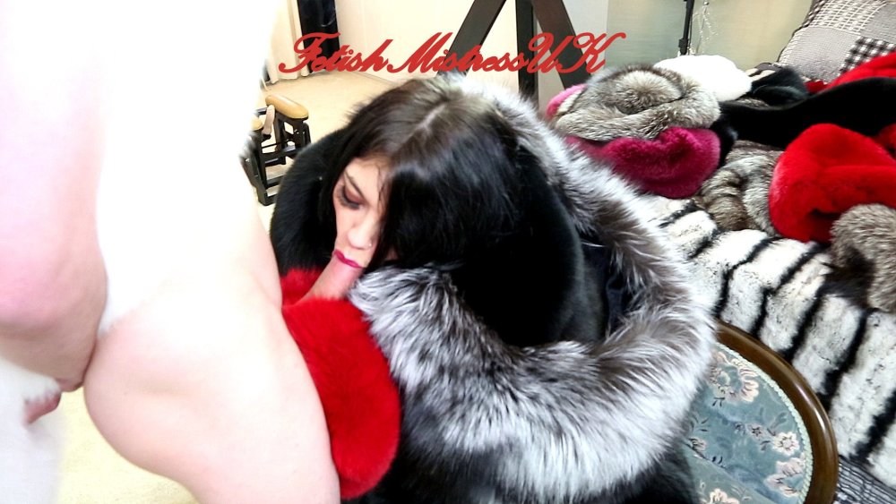 Fur fetish lesbian in coats