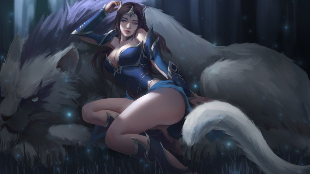 Dota Art Mirana Lina Mirana
