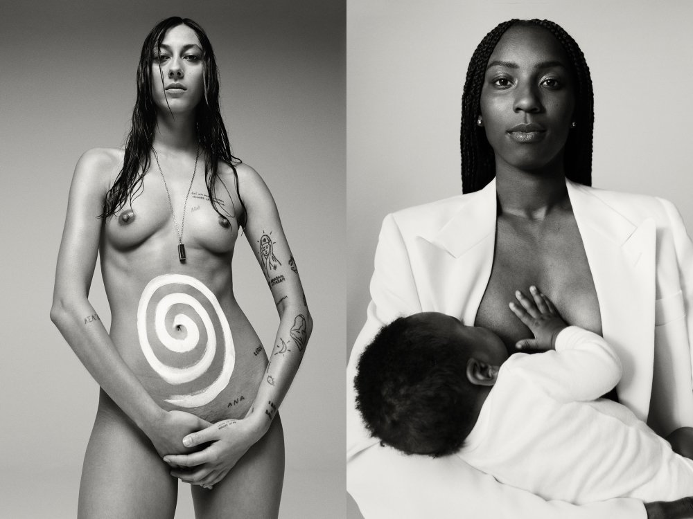 Demi Moore Pregnant photo session