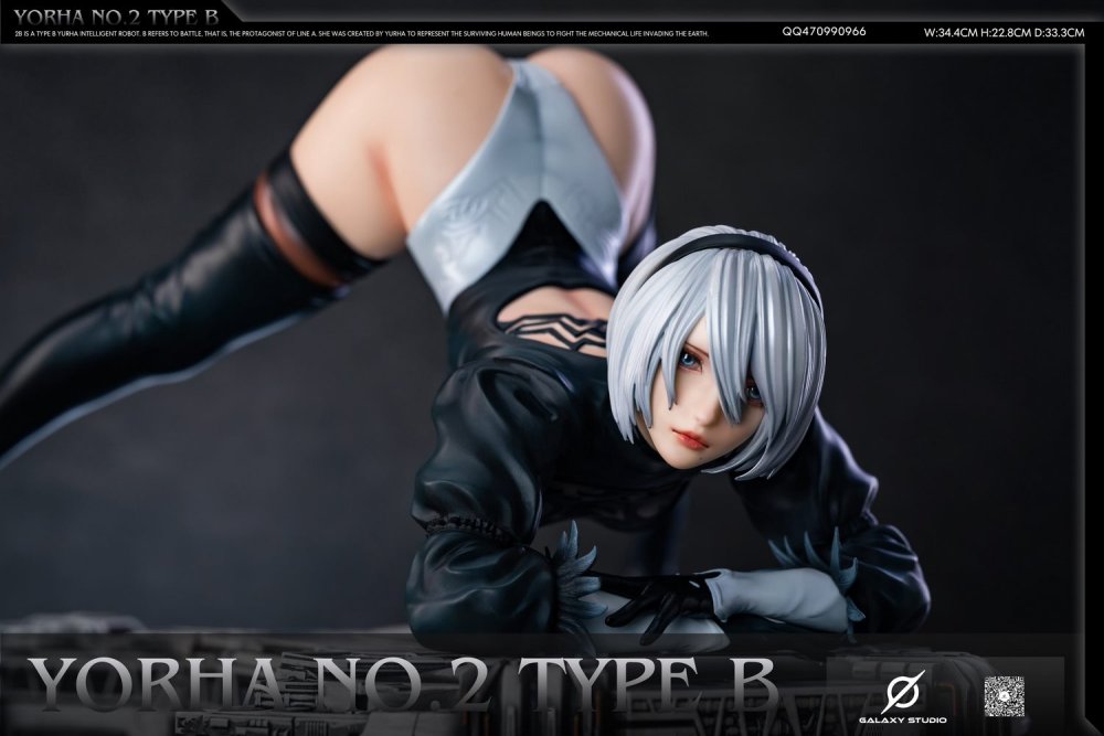Erotic figure 2B from Nier Automata without clothing