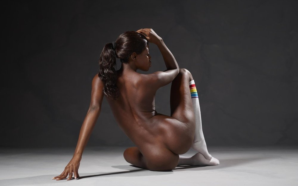 Naked athlete Angelica Enberg