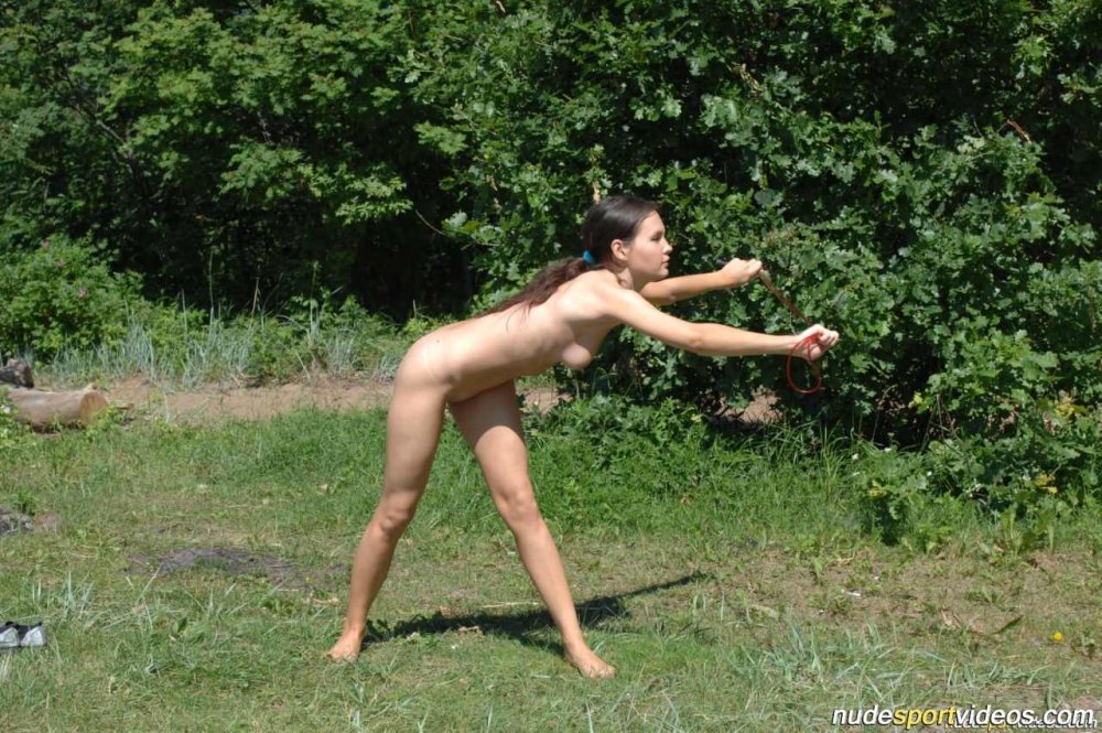 Girls have fun in nature