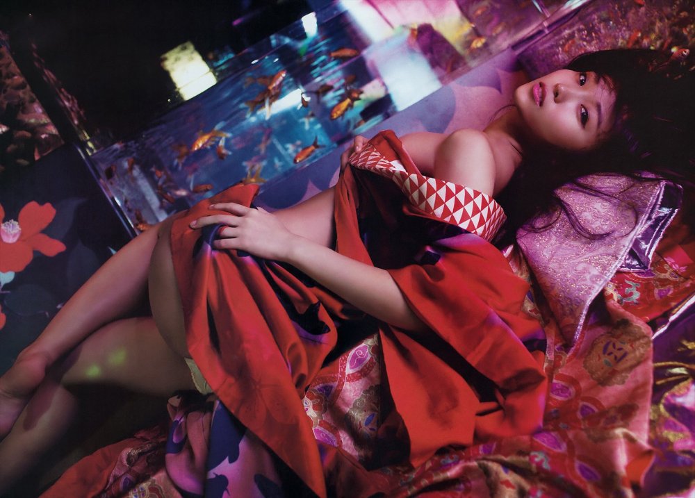 Gayazov in Red Kimono