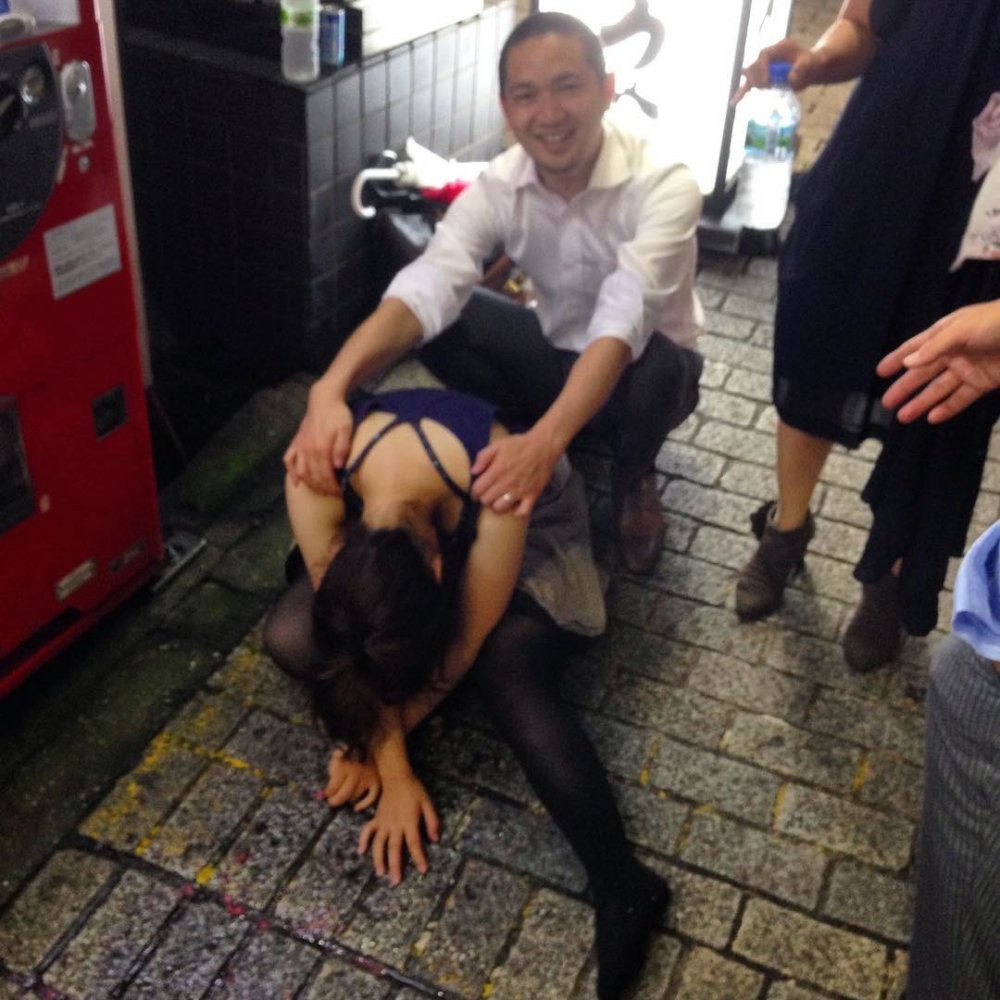 Japanese drunken girls