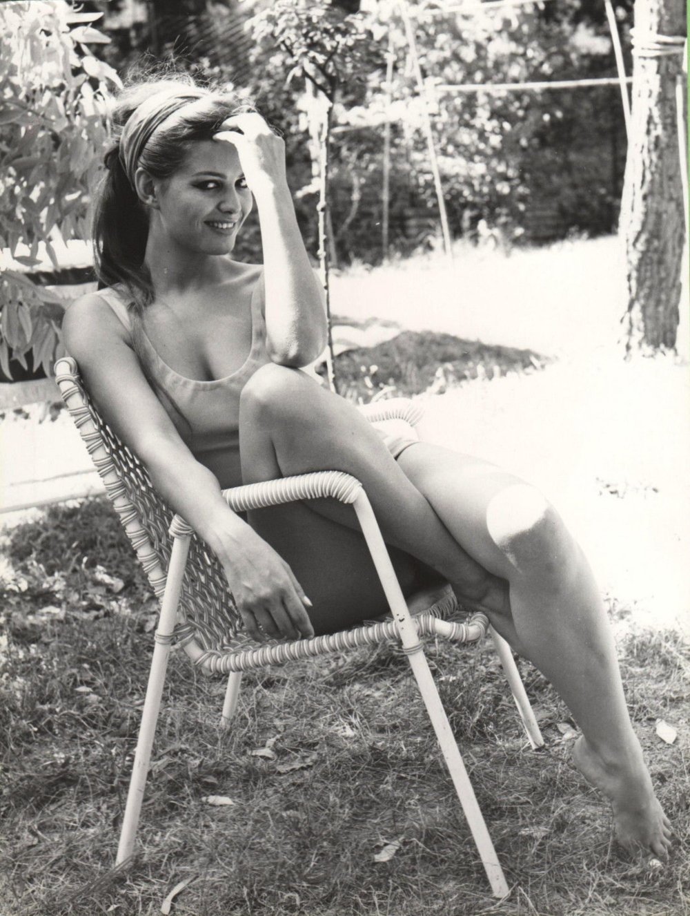 Claudia Cardinal in his youth naked